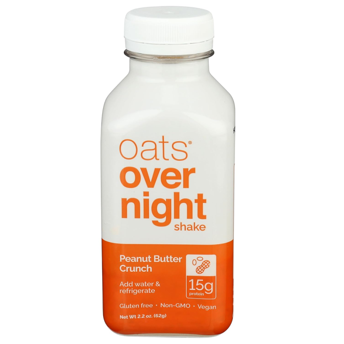 Oats Overnight Over Night Peanut Butter Crunch Shake, 2.2oz.