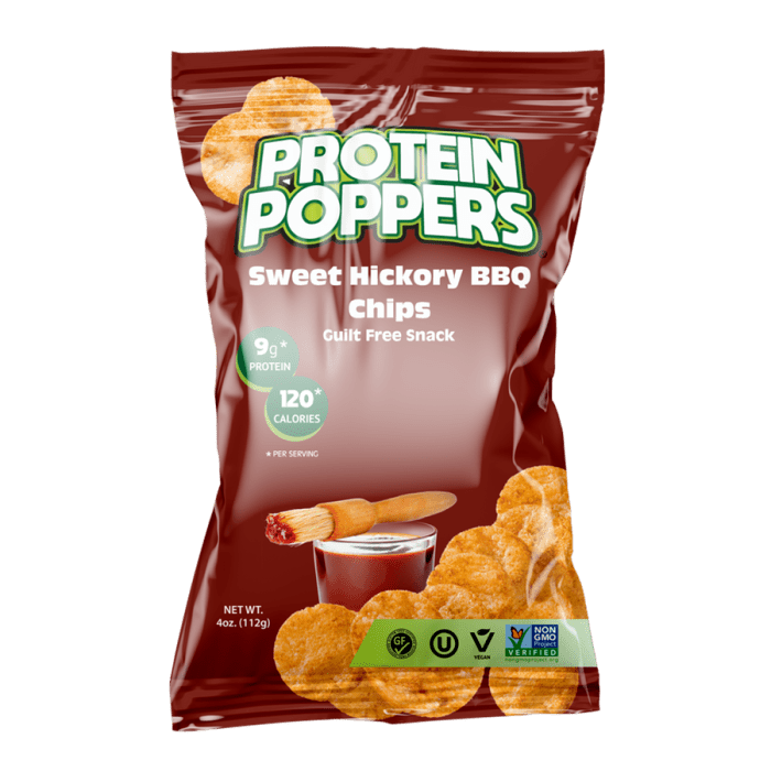 Protein Poppers Hickory BBQ, 4oz.