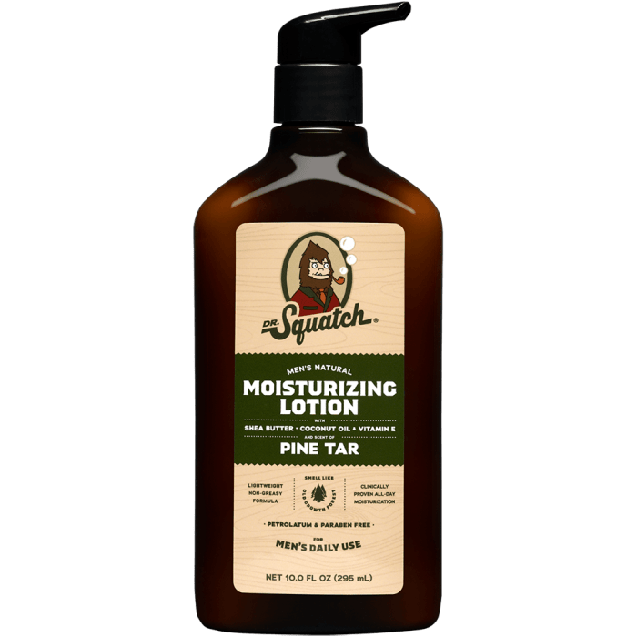 Dr. Squatch Pine Tar Moisturizing Lotion, 10oz.