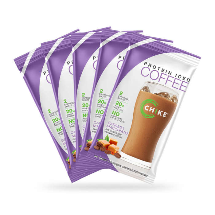 Chike Natural Protein Iced Coffee Caramel Macchiato, 1.06oz.