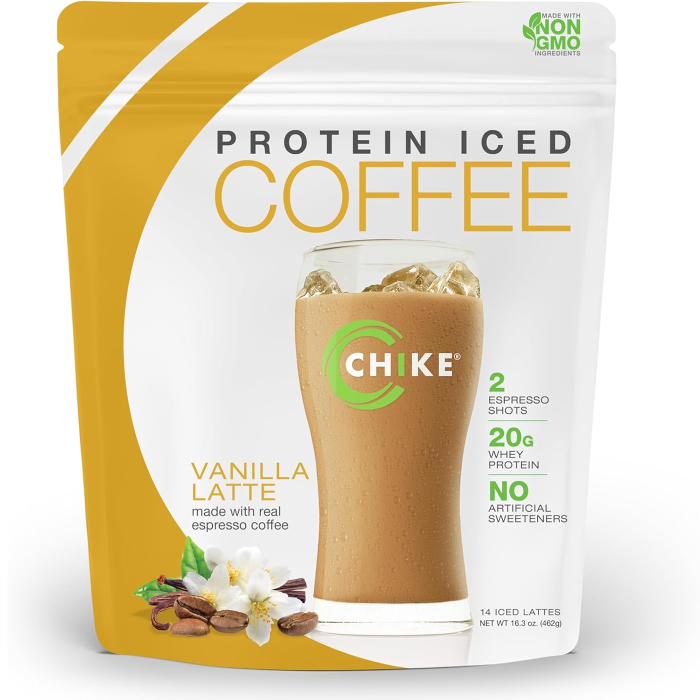 Chike Natural Vanilla Latte Protein Iced Coffee, 16.3oz.