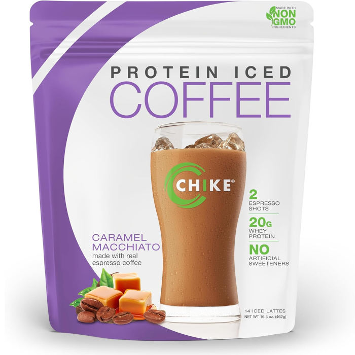 Chike Natural Caramel Macchiato Protein Iced Coffee, 16.3oz.