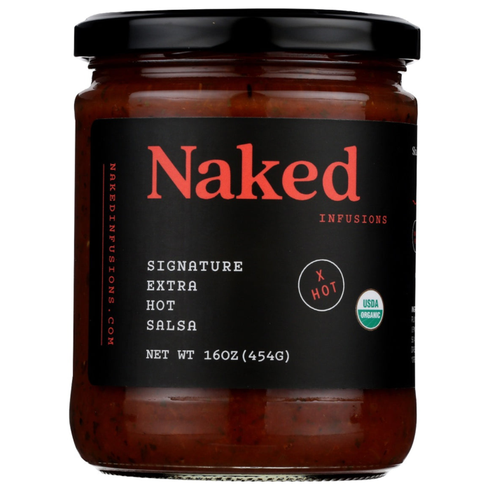 Naked Infusions Signature Extra Hot Salsa, 16oz.