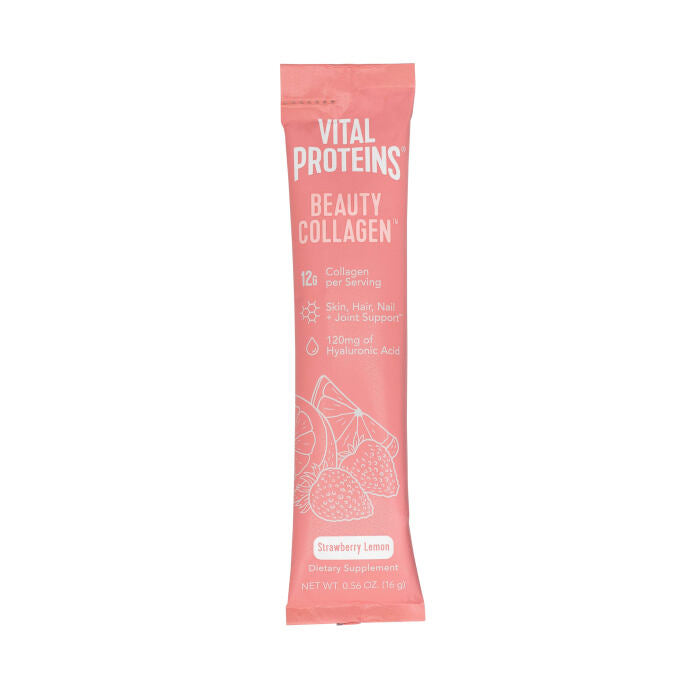 Vital Proteins Strawberry Lemon Beauty Collagen, Single Serving Stick