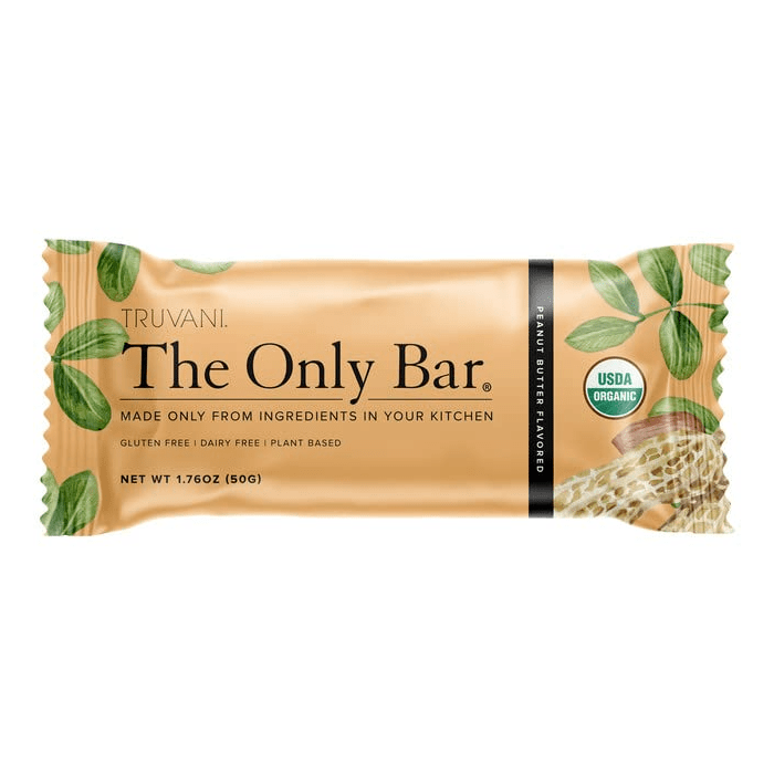 Truvani Plant-Based Snack Bars Peanut Butter