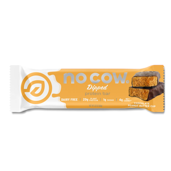 No Cow Chocolate Peanut Butter Cup Protein Bar, 2.12oz.