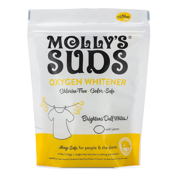 Molly's Suds Oxygen Whitener Natural Bleach Alternative, 41oz.