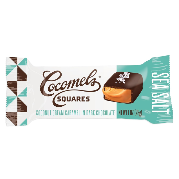 Cocomels Chocolate-Covered Cocomels, Sea Salt, 1 oz.