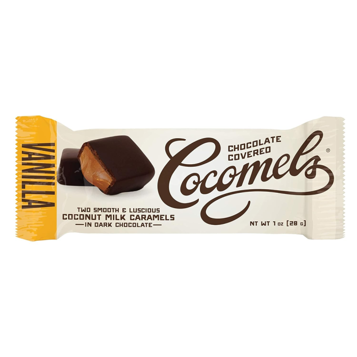 Cocomels Chocolate-Covered Cocomels, Vanilla, 1 oz.