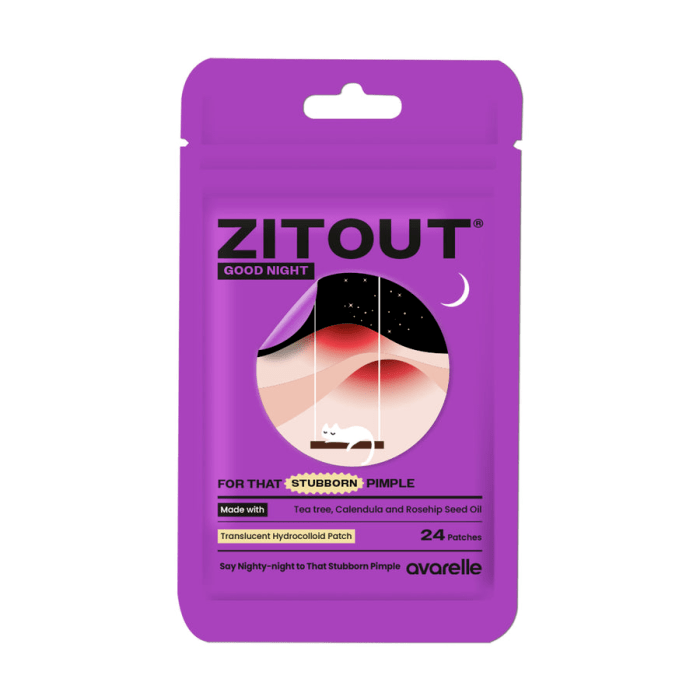 Avarelle Zitout Night Acne Cover Pimple Patches, 24 Count