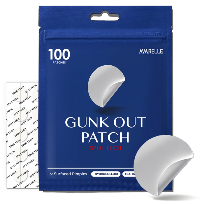 Avarelle Gunk Out Patch Spot Tech, 100 Patches