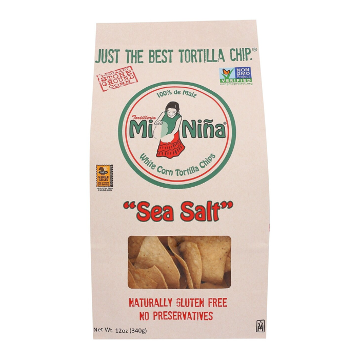 Mi Nina Sea Salt Tortilla Chips, 12oz.