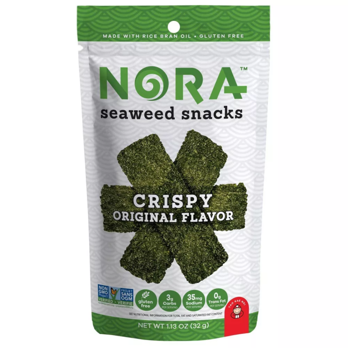 Nora Seaweed Crispy Original, 1.13oz.