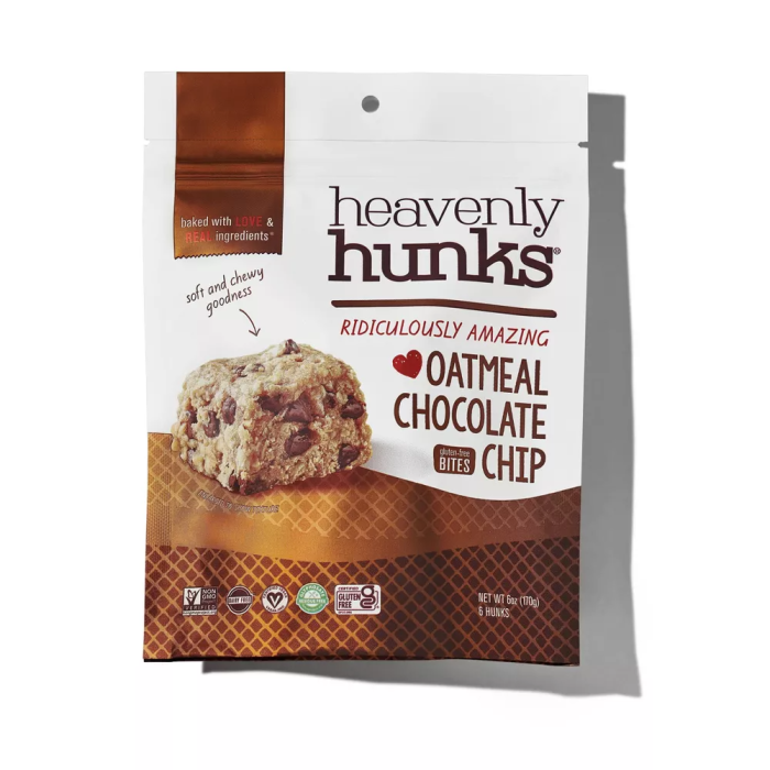 Heavenly Hunks Oatmeal Chocolate Chip Cookie Bites, 6oz.