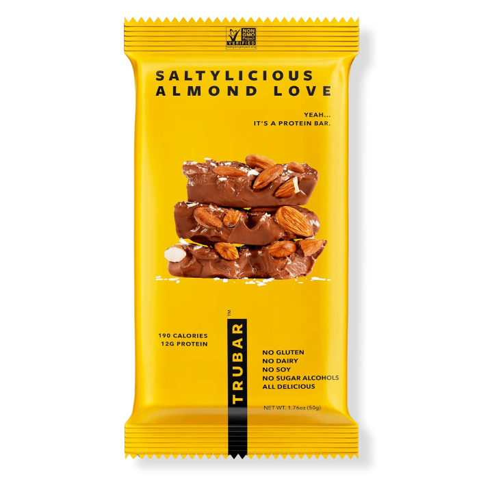 Trubar Saltylicious Almond Love Protein Bars, 1.76oz.