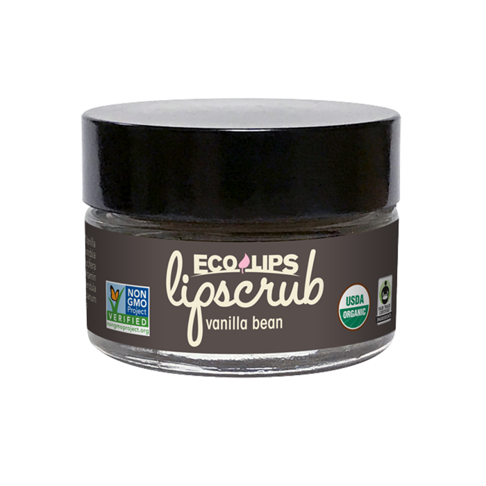 Eco Lips Lip Scrub Vanilla Bean, 0.5 oz.