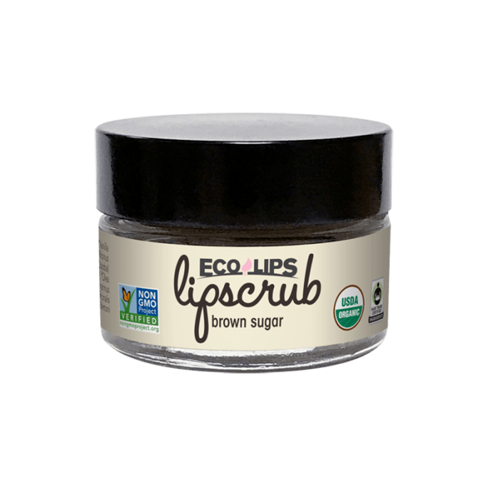 Eco Lips Lip Scrub Brown Sugar, 0.5 oz.