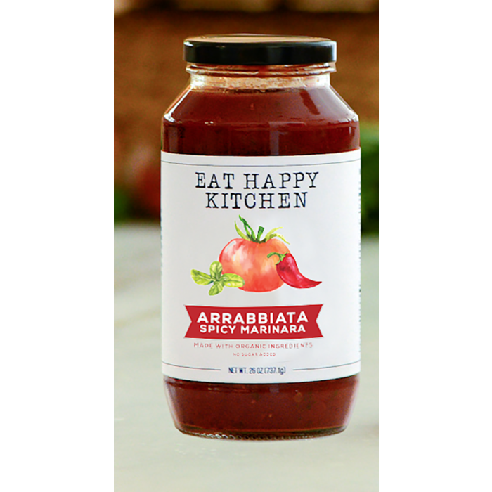 Eat Happy Kitchen Spicy Arrabbiata Sauce, 26 oz.