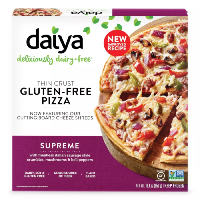 Daiya Dairy-Free Gluten Free Supreme Frozen Pizza - 19.4oz