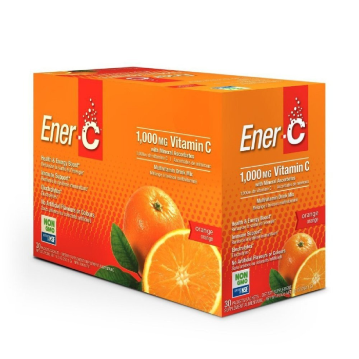 Ener-C Vitamin C Orange Multivitamin Drink Mix, 30 Count