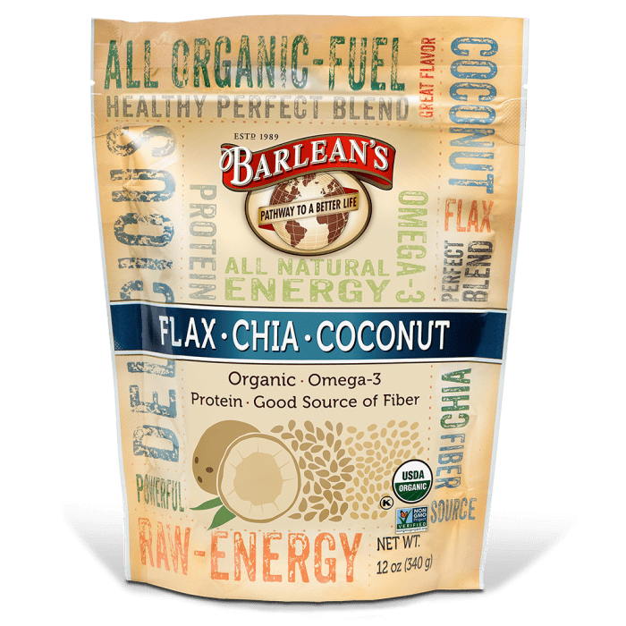 Barlean's Flax Chia Coconut Blend, 12 oz.