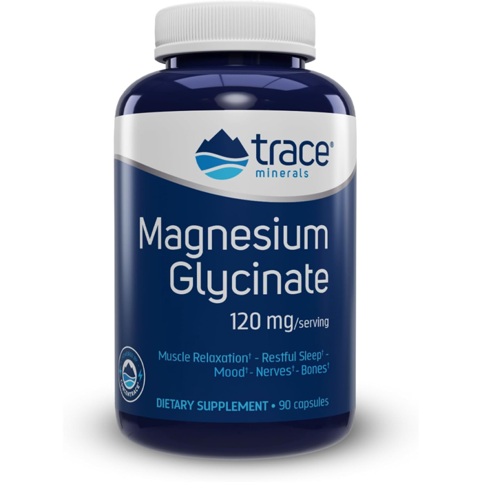 Trace Minerals Magnesium Glycinate, 90 Capsules