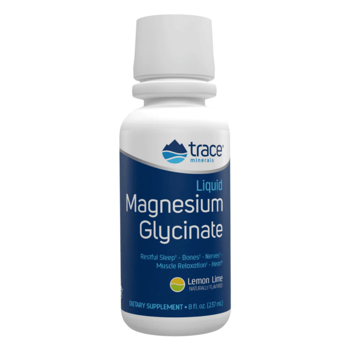 Trace Minerals Liquid Magnesium Glycinate, 8oz.