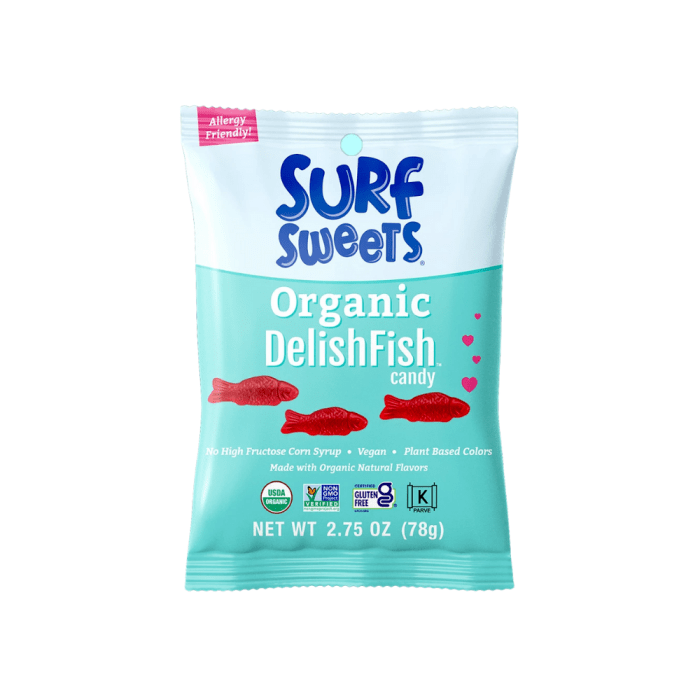 Wholesome Surf Sweets Organic Delish Fish, 2.75 oz.