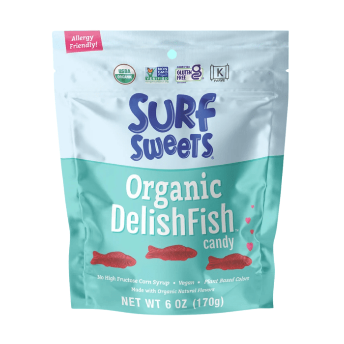 Wholesome Surf Sweets Organic Delish Fish, 6 oz.