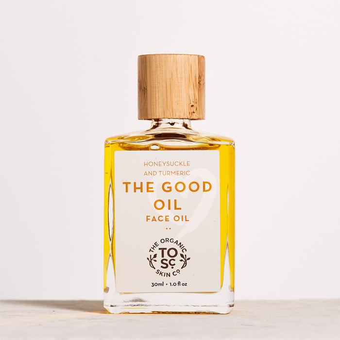 The Organic Skin Co The Good Oil Honeysuckle and Turmeric Face Oil, 1oz.