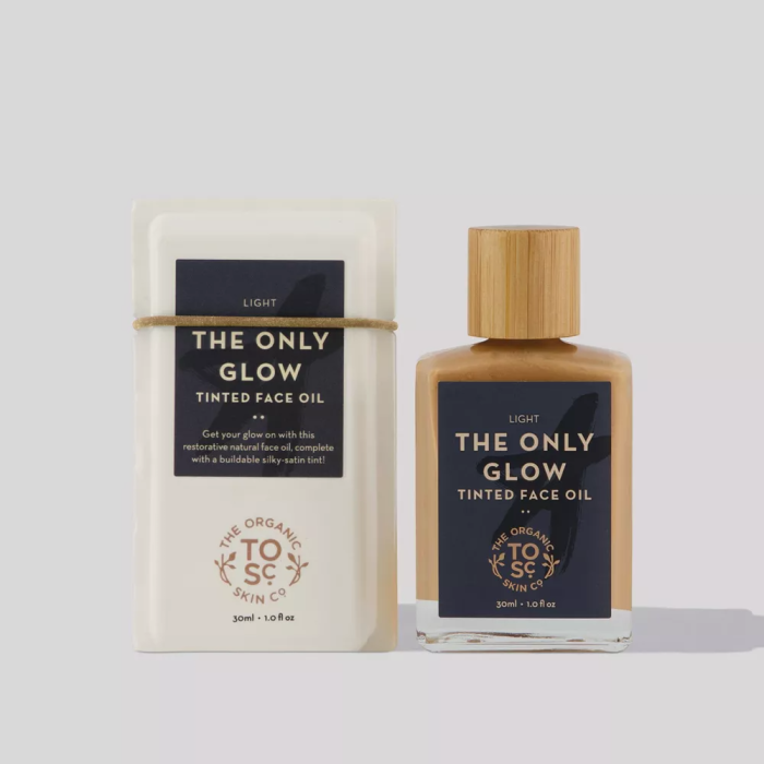 The Organic Skin Co The Only Glow Tinted Face Oil Light, 1oz.