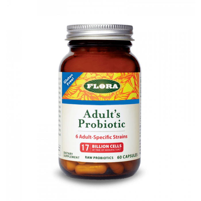 Flora Adult's Probiotic, 17 billion cells, 60 capsules