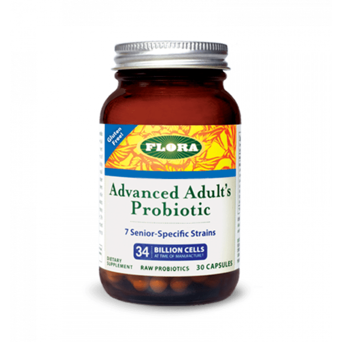 Flora Advanced Adult's Probiotic, 34 billion cells, 30 capsules