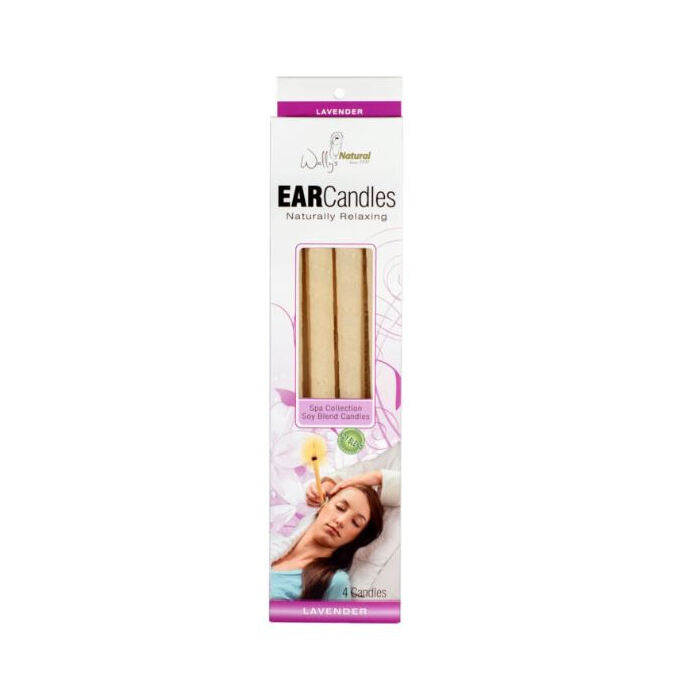 Wally's Natural Lavender Soy Ear Candles, 4 pk.