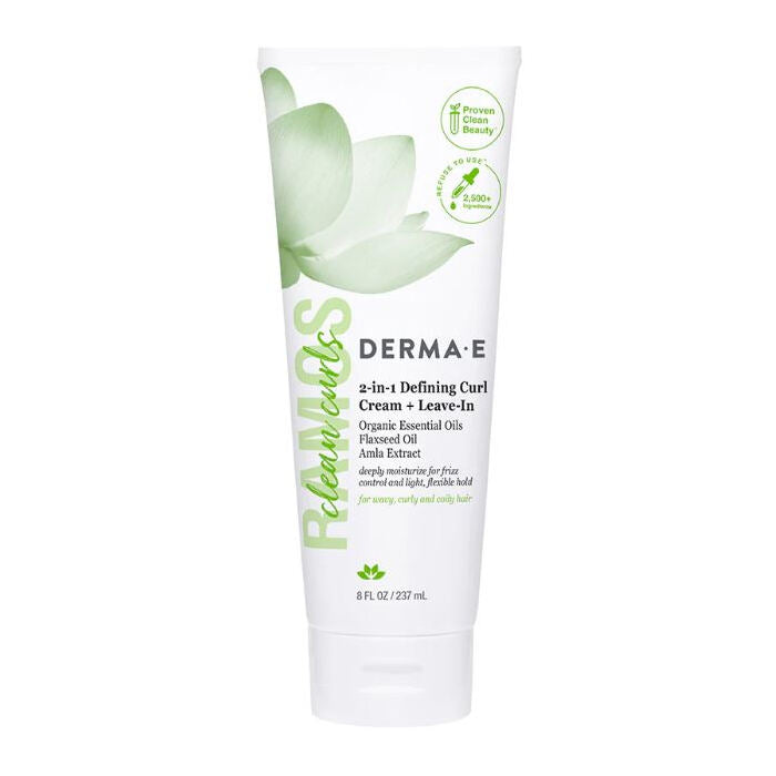 Derma E 2-In-1 Defining Curl Cream + Leave-In, 8 oz.