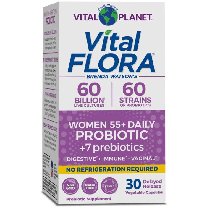 Vital Planet Vital Flora Women 55+ Daily Probiotic, 30 Capsules