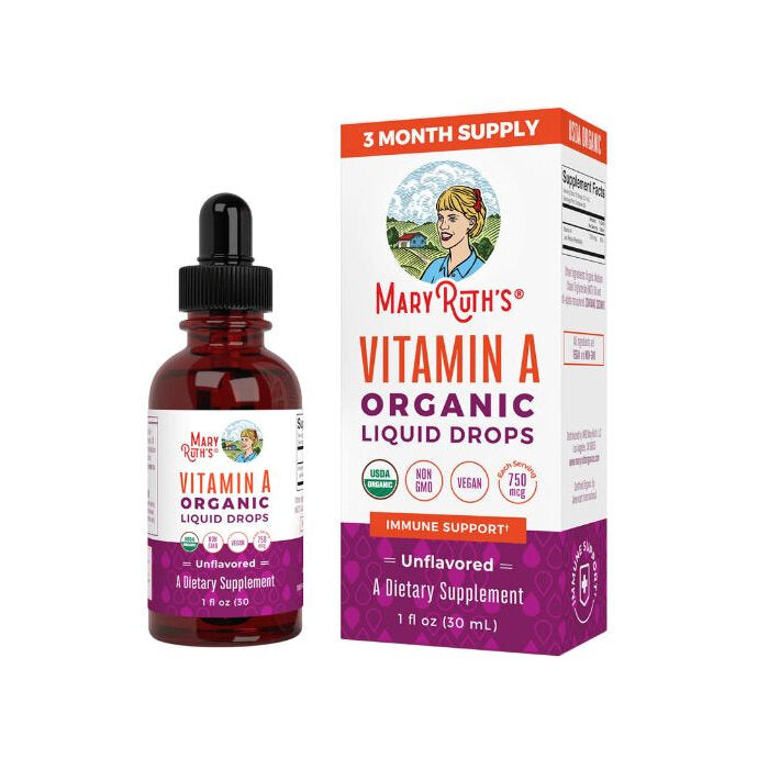 Mary Ruth's Organic Liquid Vitamin A Unflavored, 1 oz.