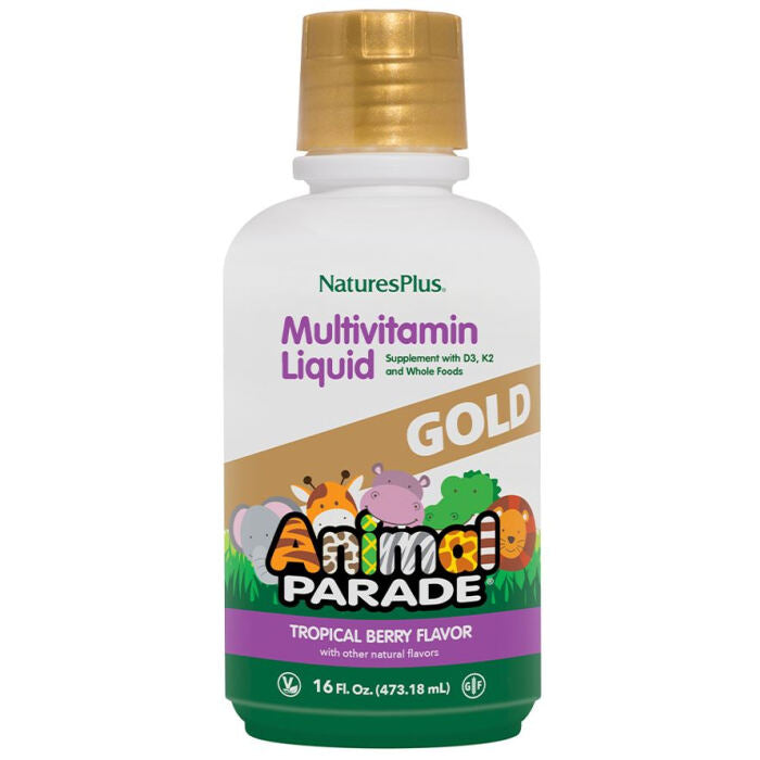 Nature's Plus Animal Parade Children's Gold Tropical Berry, 16 fl. oz.