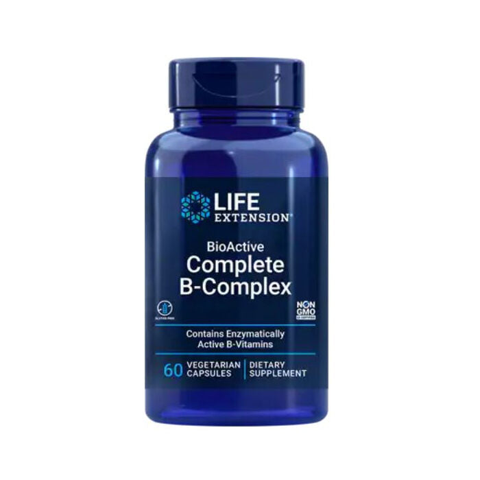 Life Extension BioActive Complete B-Complex, 60 Capsules