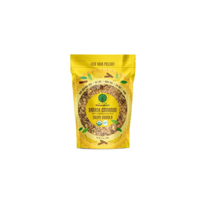 Naturalvert Banana Cinnamon Granola, 12 oz.