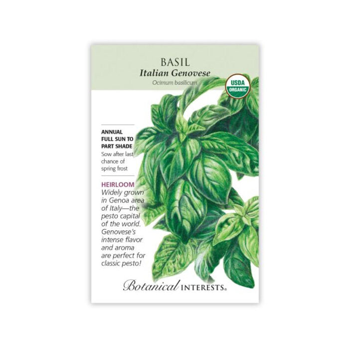 Botanical Interests Organic Italian Genovese, 1 Large packet