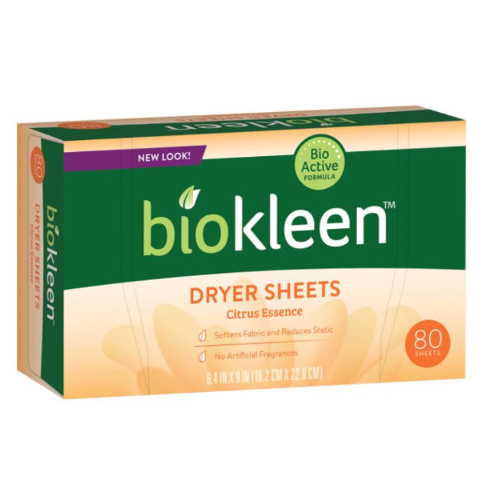 Biokleen Dryer Sheets Citrus, 80 ct.