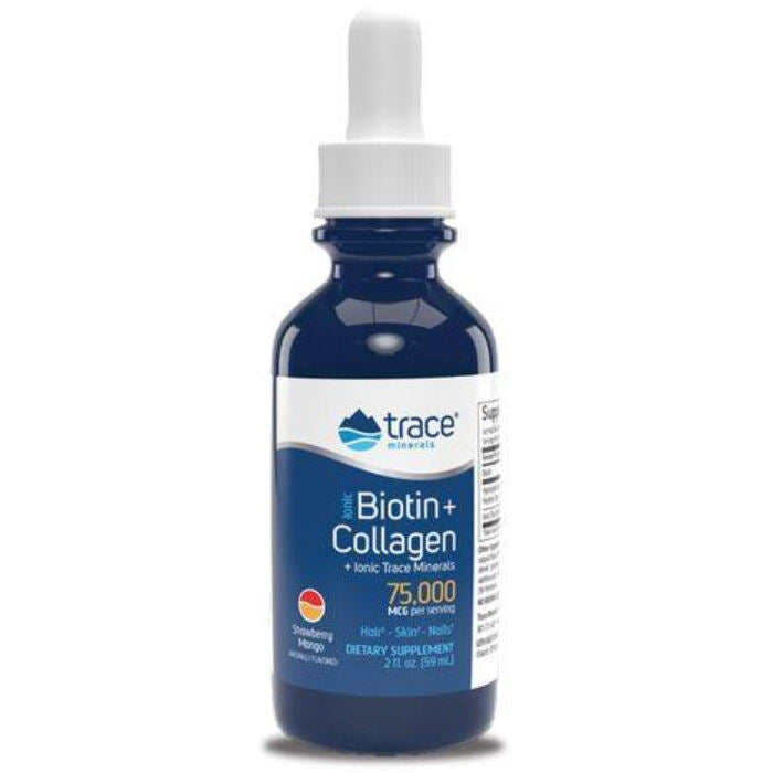 Trace Minerals Ionic Biotin + Collagen, 2 fl. oz.