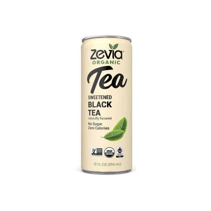 Zevia Organic Sweetened Black Tea, 12 oz.