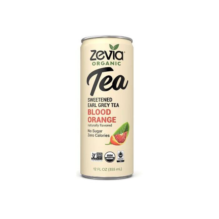 Zevia Organic Earl Grey Tea Blood Orange, 12 oz.