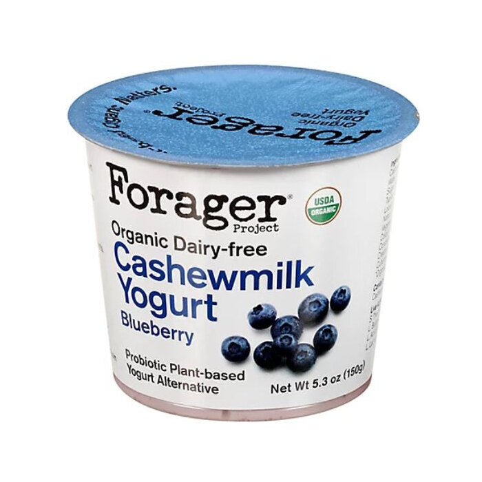 Forager Project Organic Gluten Free Cashew Yogurt Blueberry, 5.3 oz.