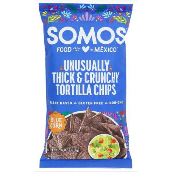 SOMOS Blue Corn Tortilla Chips, 6 oz.