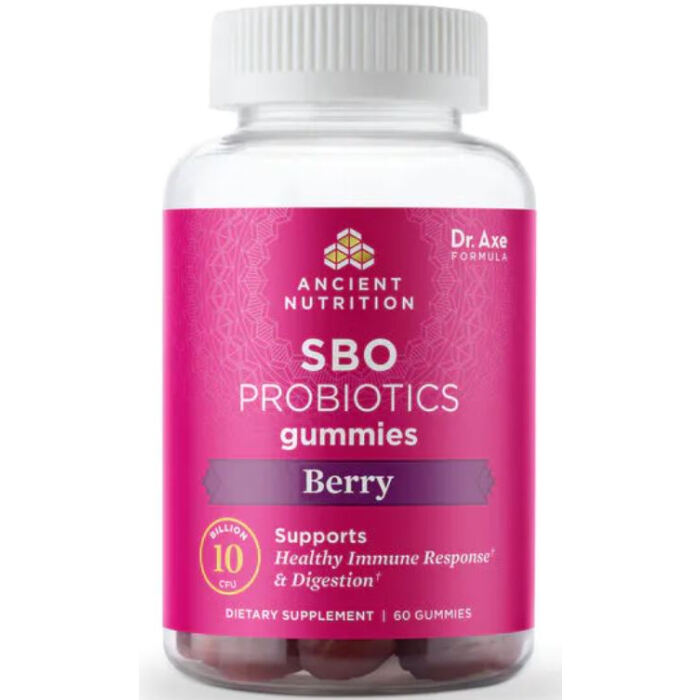 Ancient Nutrition Soil Based Organism Gummies Berry, 60 Gummies