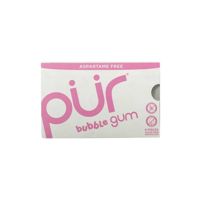 Pur Chewing Bubblegum, 9 pieces