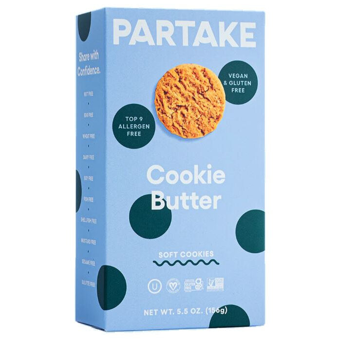 Partake Cookie Butter Soft Cookies, 5.5 oz.